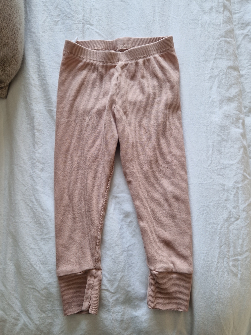 H&M Ribbed Leggings - Light Pink